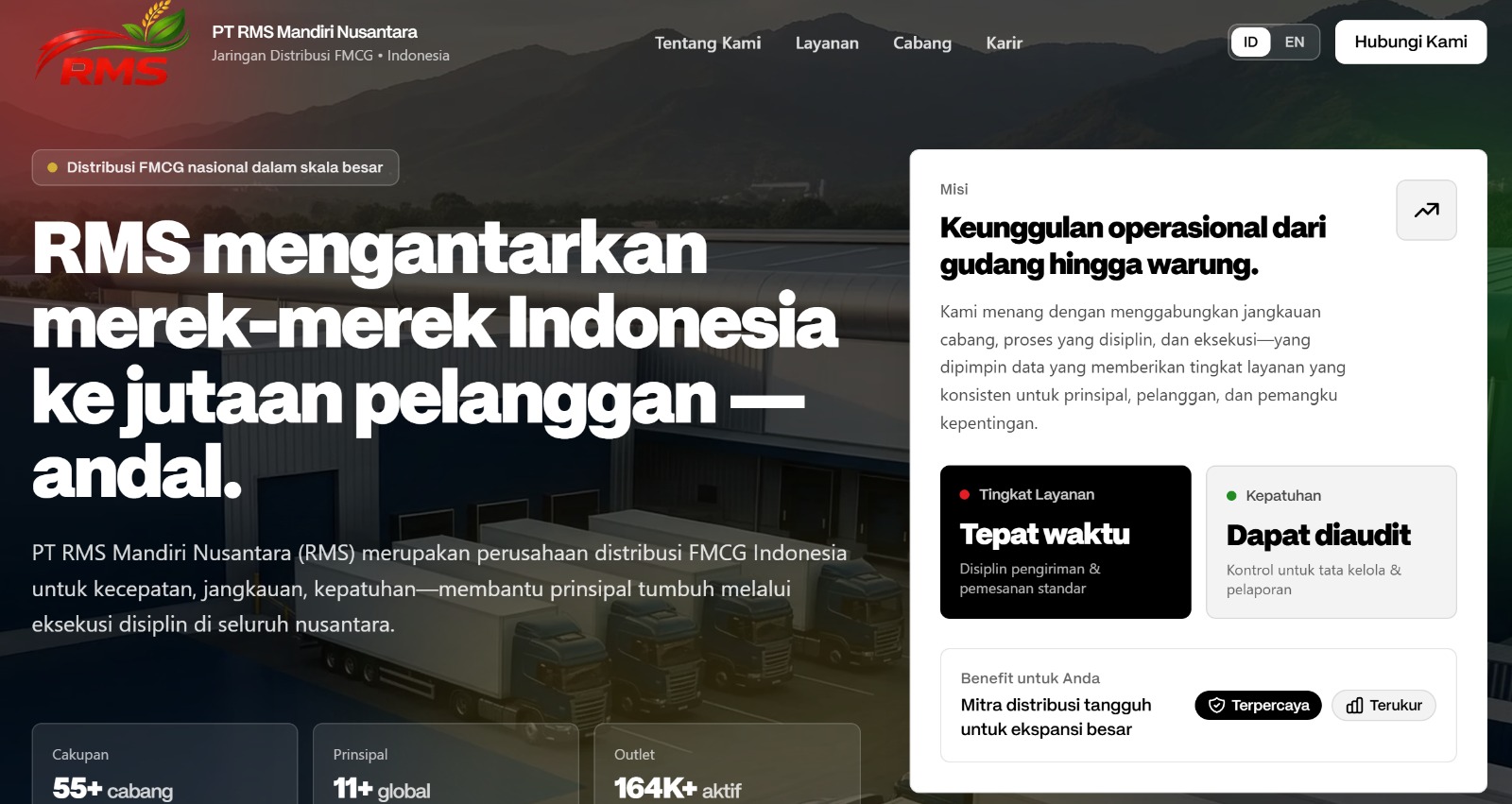 Website PT RMS Mandiri Nusantara — rms.co.id